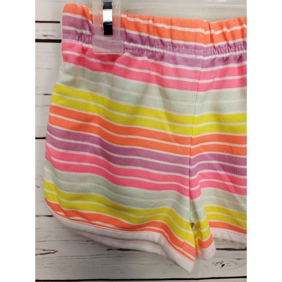 Zone Pro Small 6/6x Rainbow Sweat shorts girls new with tags hot pink hot orange - Picture 6 of 8